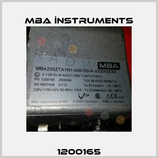 1200165 MBA Instruments