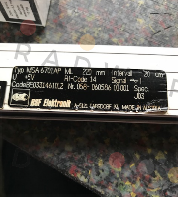 BE0331461012  Rsf Elektronik
