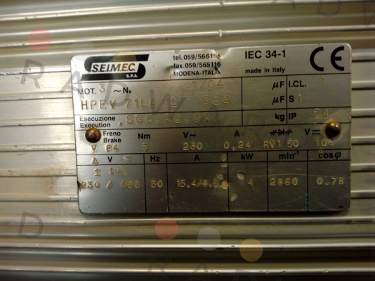 FP80S104 Seimec (Rossi)