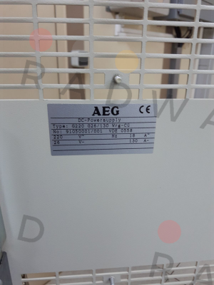 DC 2000 26V/65A AEG