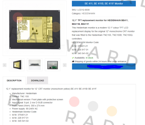 LCD12-0035 - obsolete, replaced by - LCD12-0035c  TSUBIS