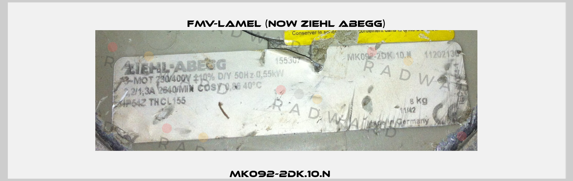 MK092-2DK.10.N     FMV-Lamel (now Ziehl Abegg)