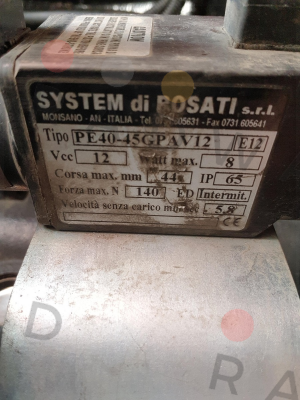 PE40-45GPAV12 System di Rosati