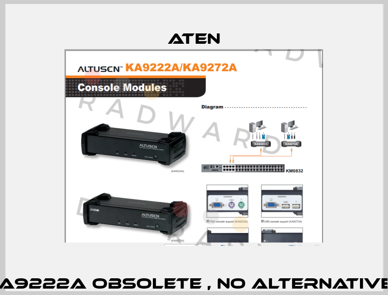 KA9222A obsolete , no alternative   Aten