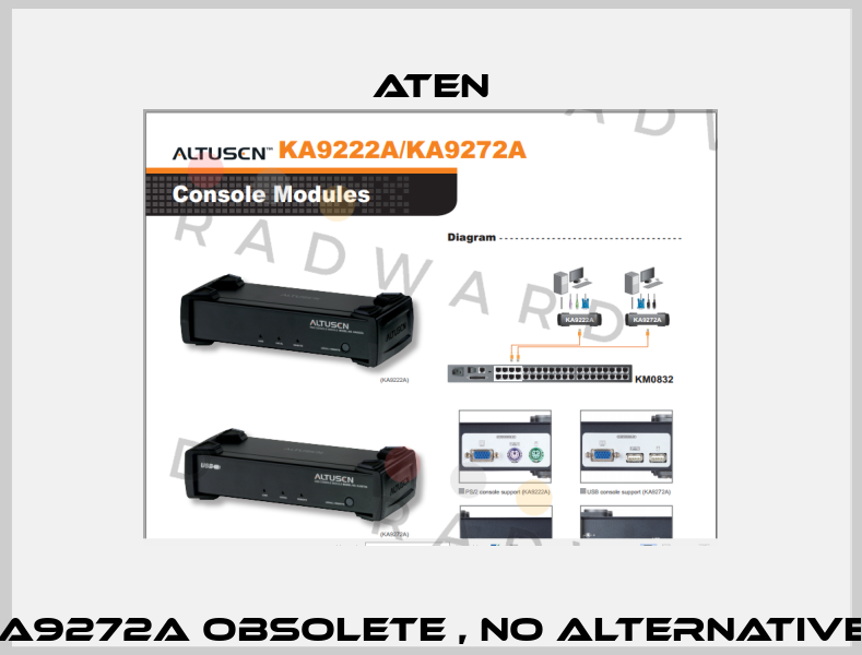 KA9272A obsolete , no alternative   Aten