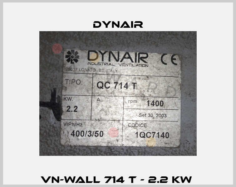 VN-Wall 714 T - 2.2 kW  Dynair