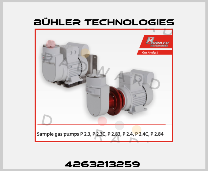4263213259  Bühler Technologies