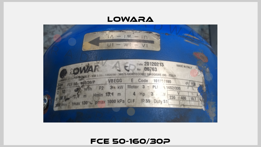 FCE 50-160/30P Lowara