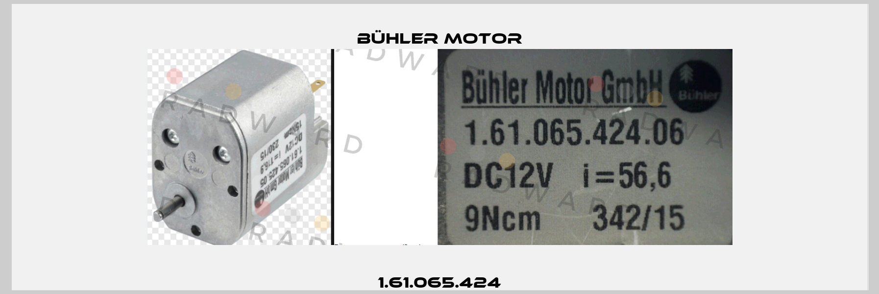 1.61.065.424 Bühler Motor