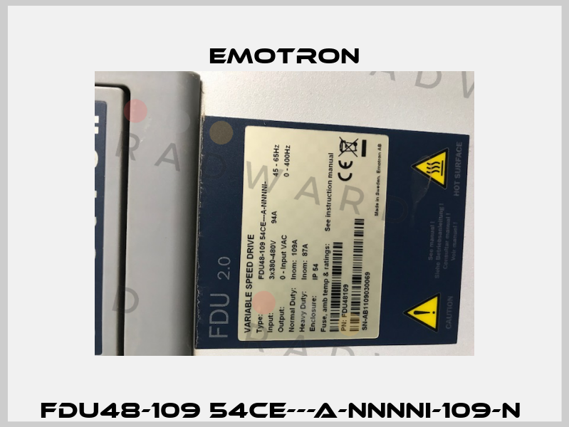 FDU48-109 54CE---A-NNNNI-109-N  Emotron