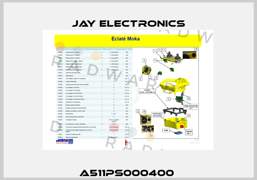A511PS000400  JAY ELECTRONICS