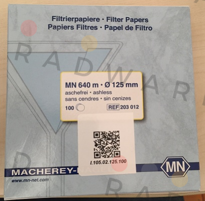 I.105.02.125 (1 packеt= 100 pcs)  Macherey Nagel