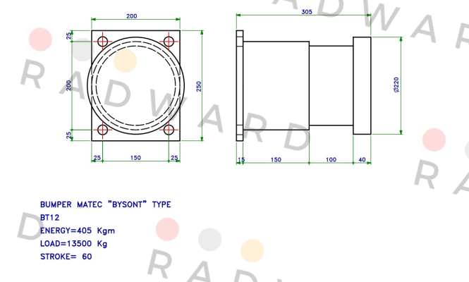 BYSONT  model BT12 Matec