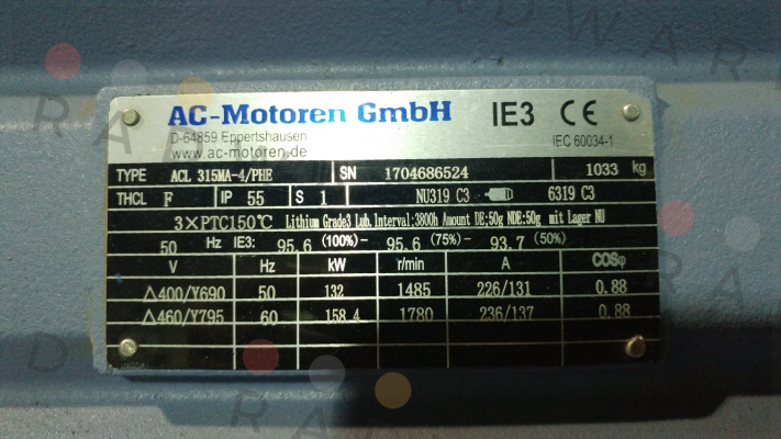 ACL 315 MA 4/PHE  AC Motoren