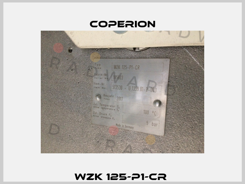 WZK 125-P1-CR  Coperion