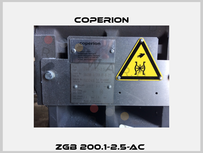 ZGB 200.1-2.5-AC  Coperion