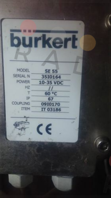 Model: SE 55,  ITEM : IT 03186 (OEM)  Burkert