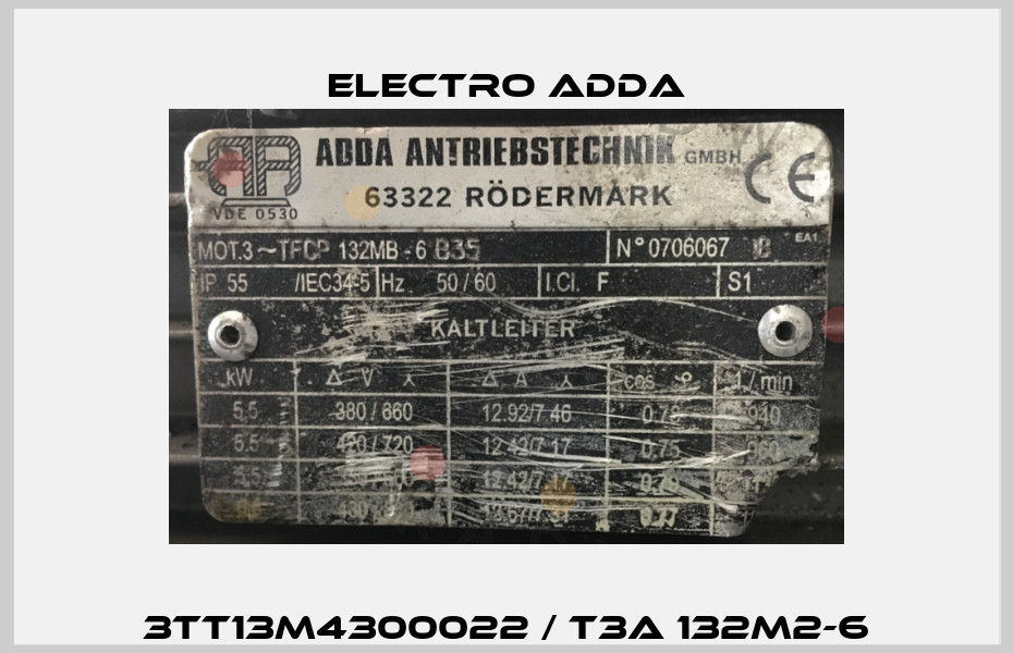 3TT13M4300022 / T3A 132M2-6 Electro Adda