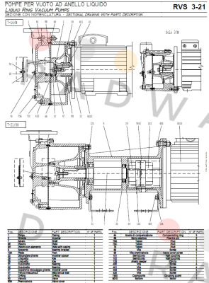 Pos.2 -Working wheel for RVS 7/M  Robuschi