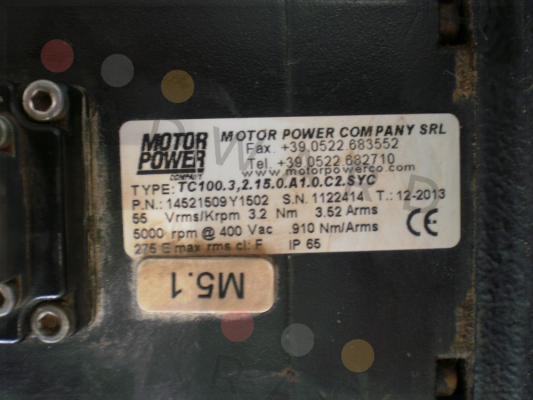 P.N. 14521509Y1502 OEM  Motor Power