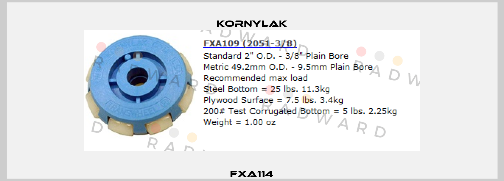 FXA114 Kornylak