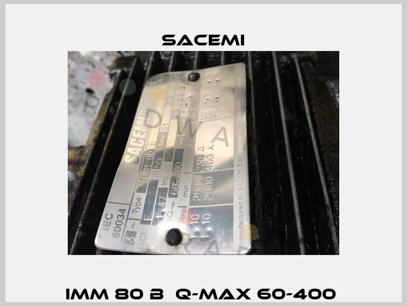 IMM 80 B  Q-max 60-400  Sacemi