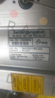 SL 3010-XC/GS130/G/01  FSG Fernsteuergeräte