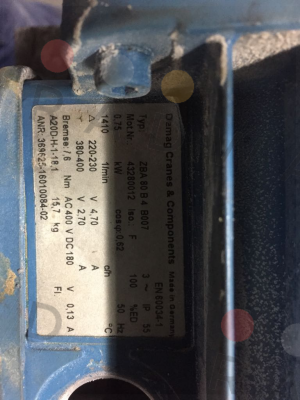 ZBA 80 B 4 B007 Demag