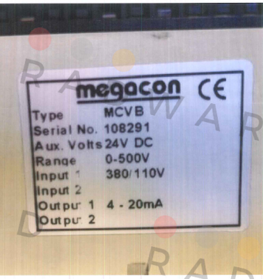 Serial No. 108291 Megacon