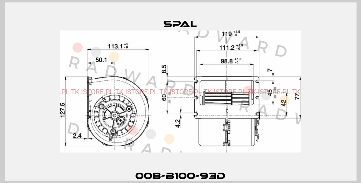 008-B100-93D SPAL