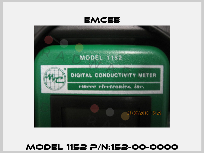 Model 1152 P/N:152-00-0000 Emcee