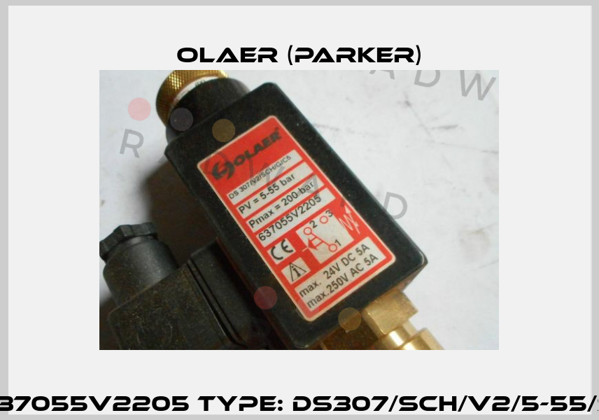 P/N: 637055V2205 Type: DS307/SCH/V2/5-55/SL/C5  Olaer (Parker)
