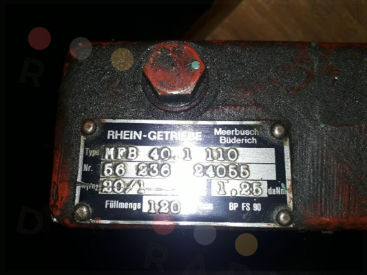 40.1MB-VR20*14  Rhein-Getriebe