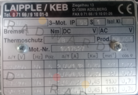 M80AC  LAIPPLE KEB