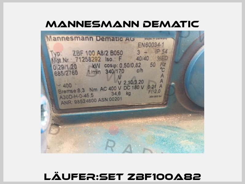 Läufer:set ZBF100A82 Mannesmann Dematic