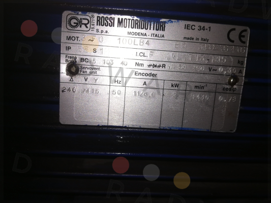 3FO-100LB4 obsolete,replaced by HBZ 100LB 4 240.415-50 B5  Rossi