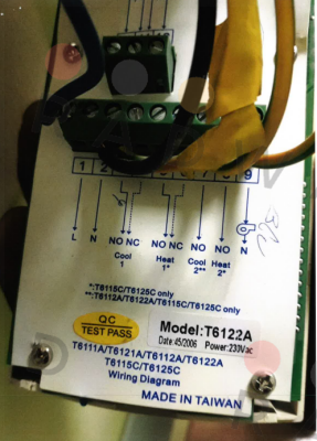 T6122A oem Daikin