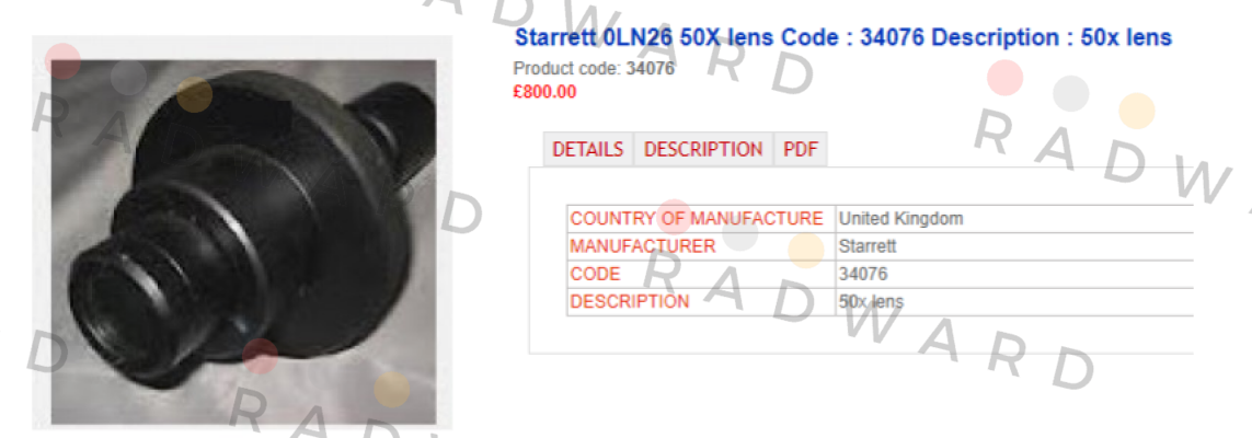 34076 Starrett