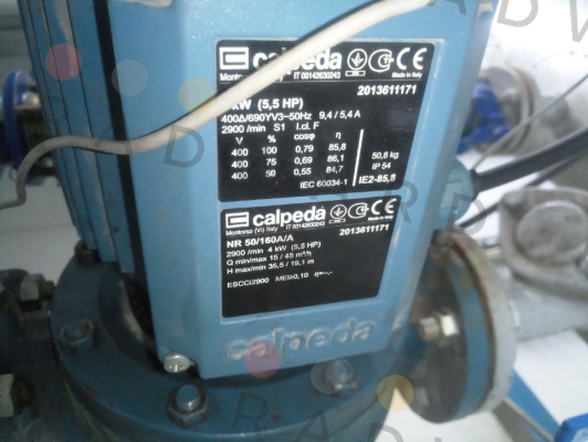 NR 50/160A/A obsolete, replaced by NR 50/160A/B Calpeda