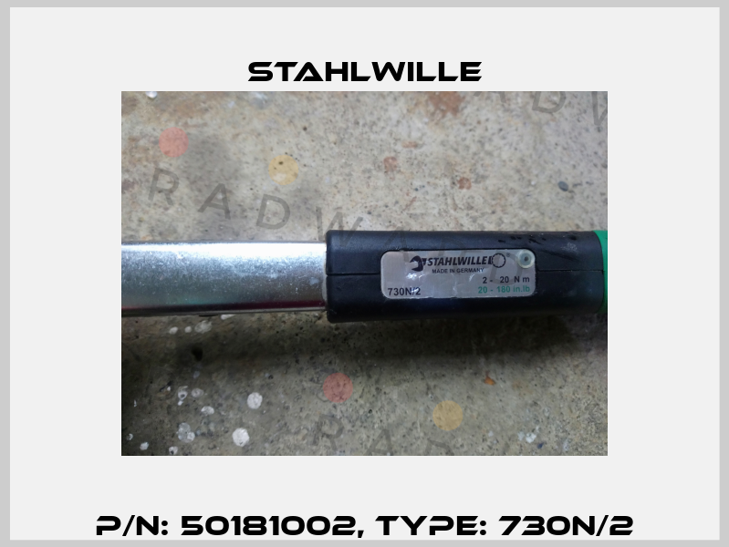 P/N: 50181002, Type: 730N/2 Stahlwille