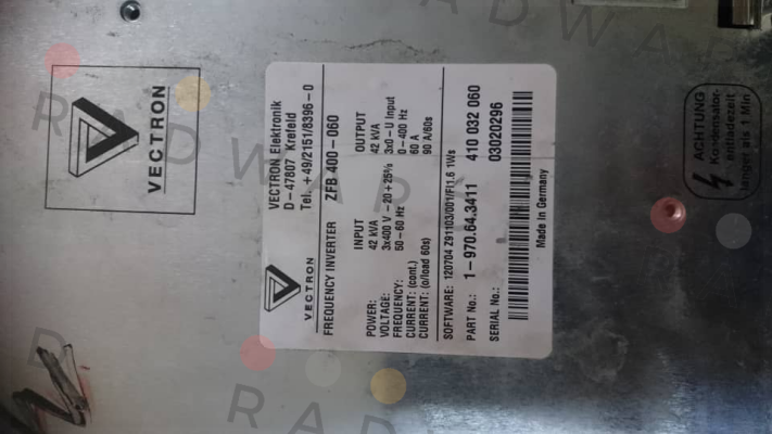 ZFB 400-060 42 KVA  - OEM Vectron