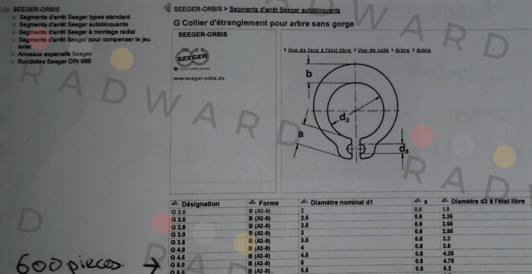 G 5.0 Seeger Orbis