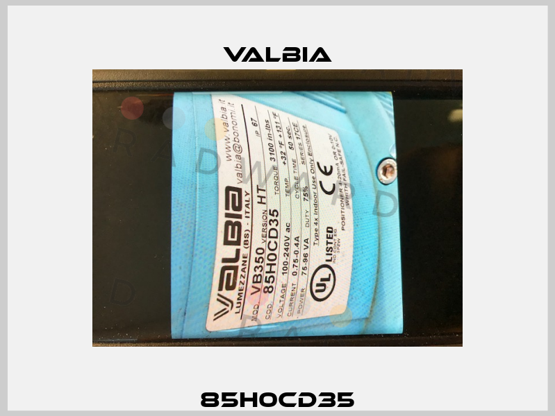 85H0CD35 Valbia