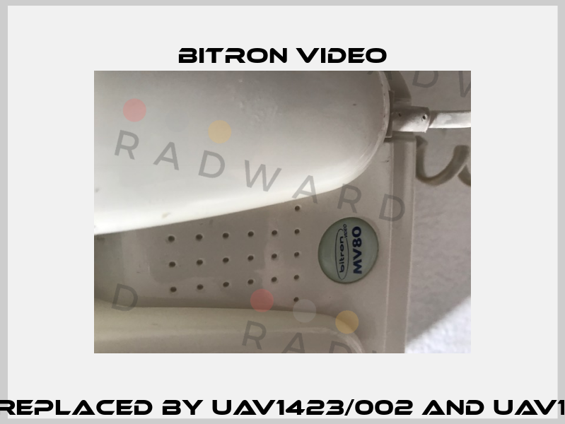 MV80 - replaced by UAV1423/002 and UAV1423/010 Bitron video