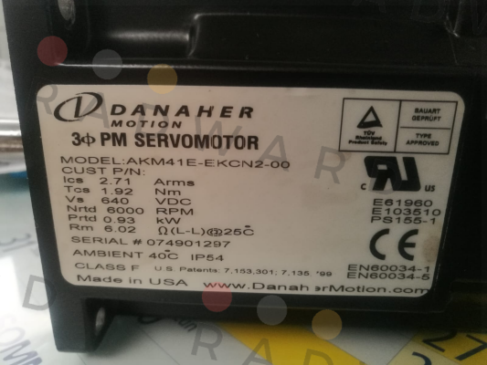 AKM41E-EKCN2-00 Danaher Motion