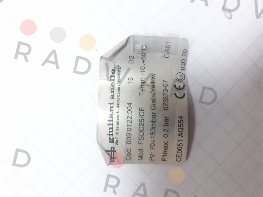 Model:FSDC25/CE Giuliani Anello