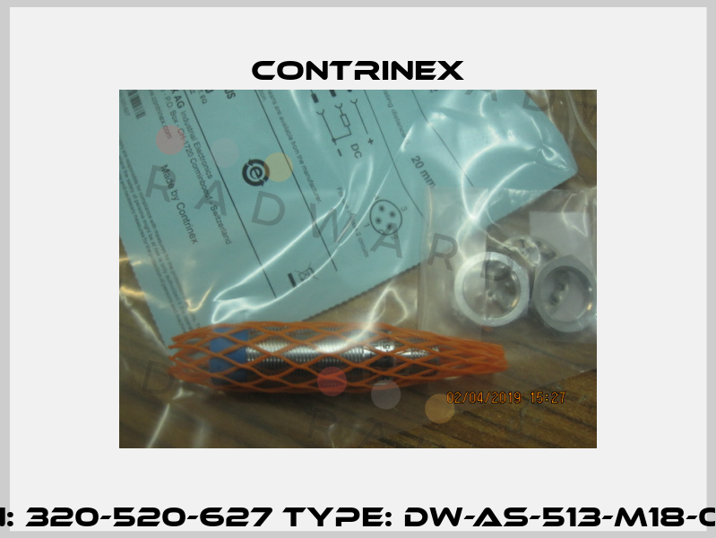 P/N: 320-520-627 Type: DW-AS-513-M18-002 Contrinex