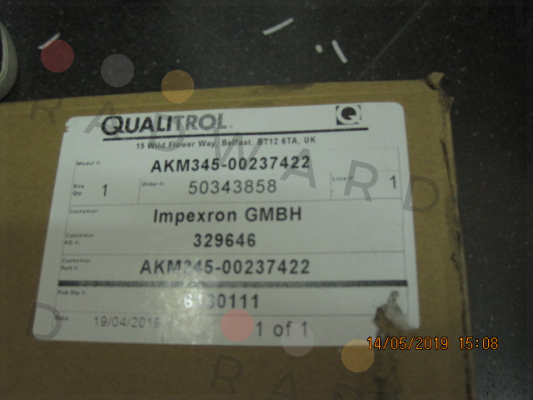 AKM345-00237422 Type 35/GEN2 Qualitrol
