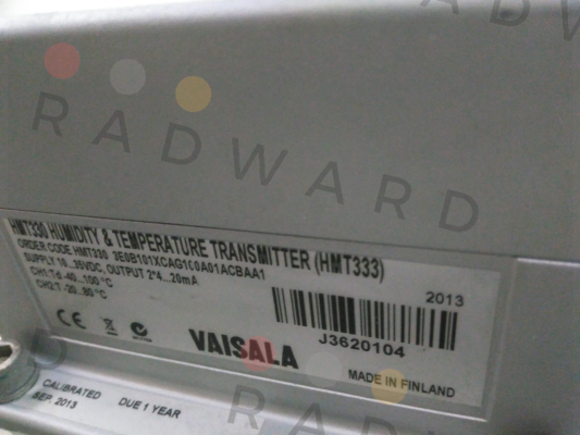 HMT330 3E0B101XCAG100A01ACBAA1 Vaisala