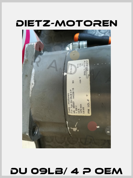 DU 09LB/ 4 P oem Dietz-Motoren